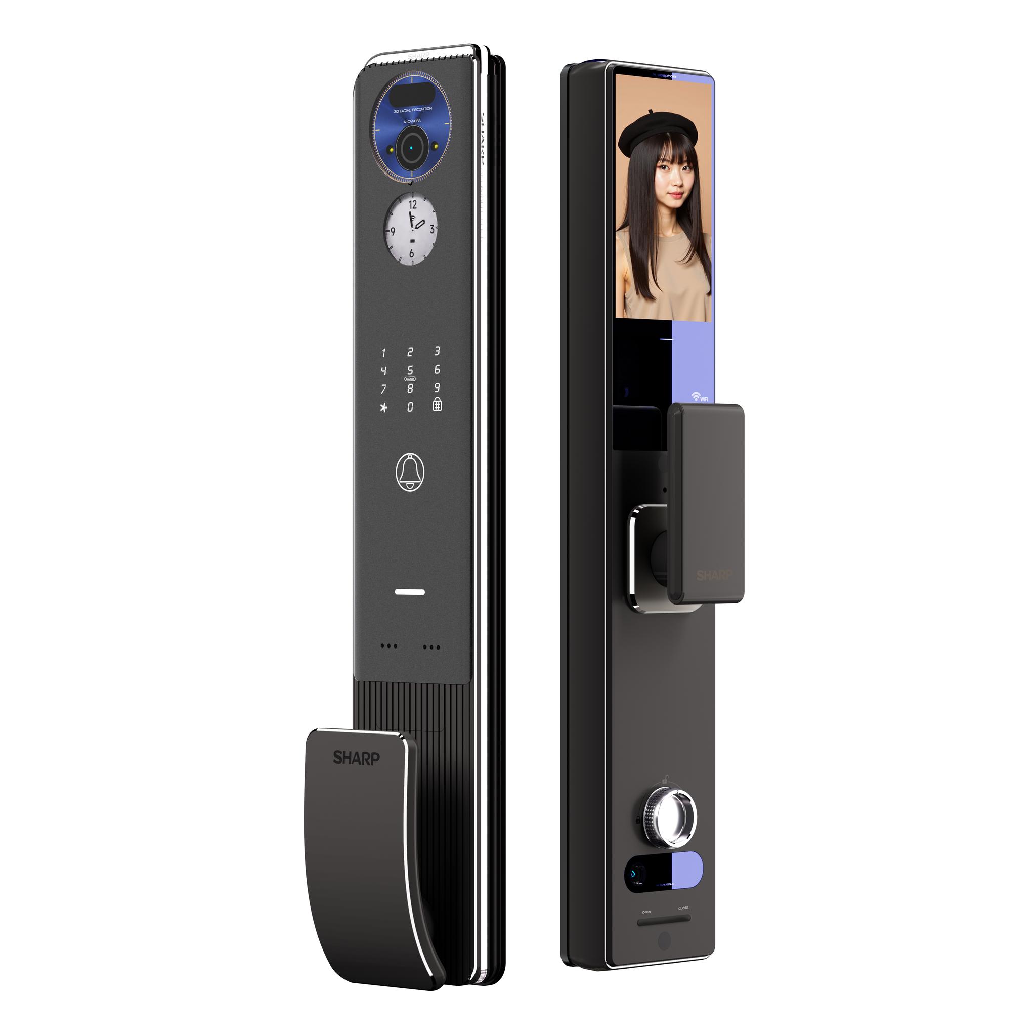 Khóa nhận diện khuôn mặt Sharp H4-FV (Nhật)